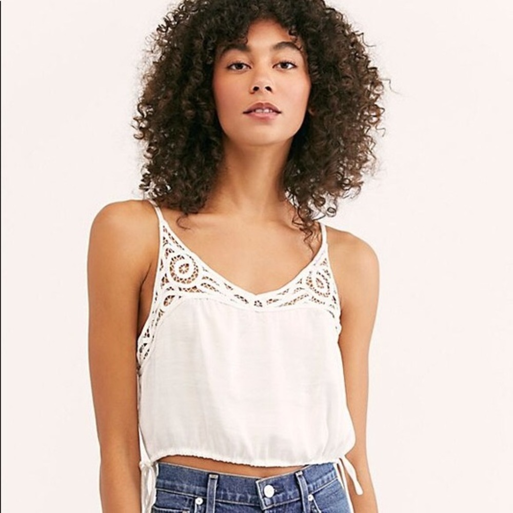 Free People Blouson Crop Top